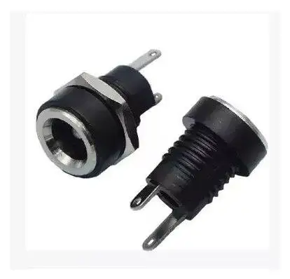 10 шт./лот DC 022B Power Jack Socket dc connector Adapter interface DC022B 5 5x2 1 мм Supply Panel Mount plug|Соединители| |