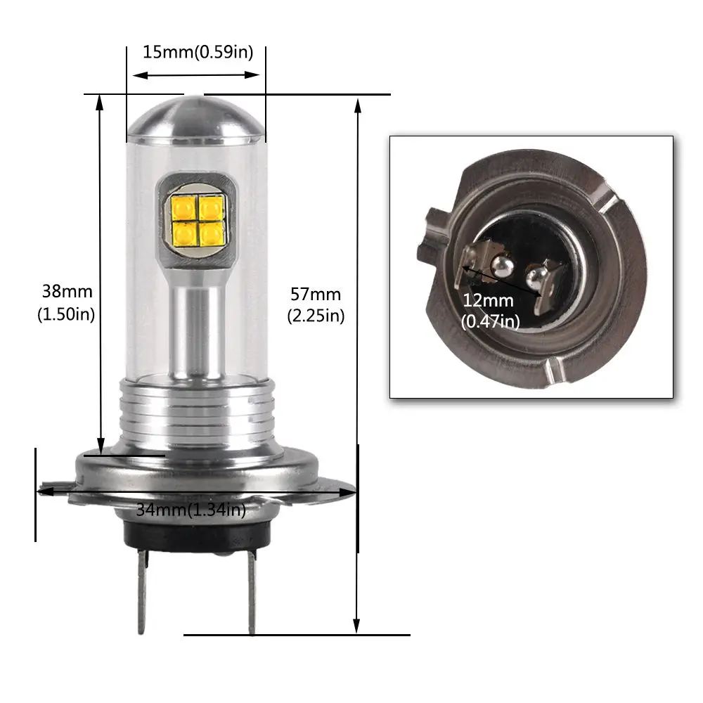 Мотоцикл H7 светодиодные фары лампы T10 W5W парковочное положение Лицензия свет для