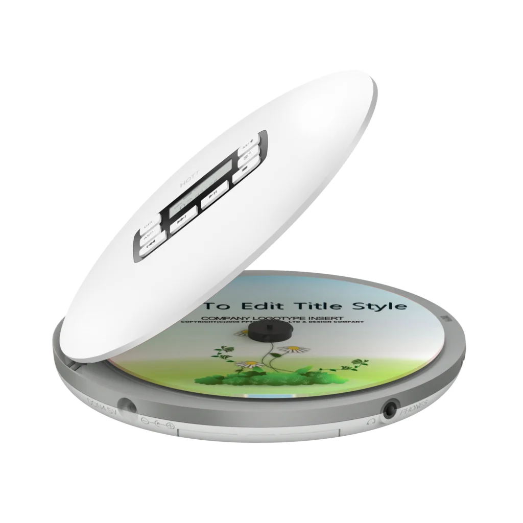 HOTT CD611T портативный Bluetooth CD-плеер с перезаряжаемой батареей светодиодный дисплей, CD walkman наслаждаться музыкой и аудиокнигой