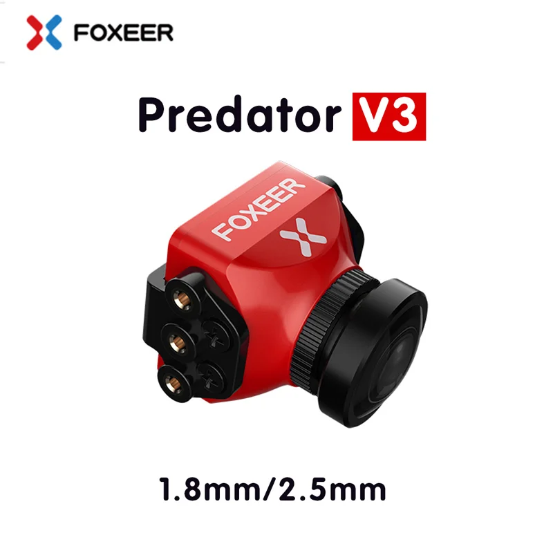 Foxeer Хищник V3 16:9/4:3 PAL/NTSC переключаемая Мини FPV камера Супер WDR osd 4 мс и