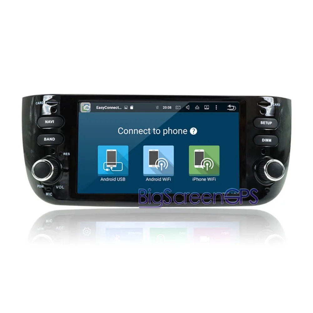 Автомобильный DVD плеер Android 10 0 GPS навигация для Fiat Punto 2009 2015 радио мультимедиа