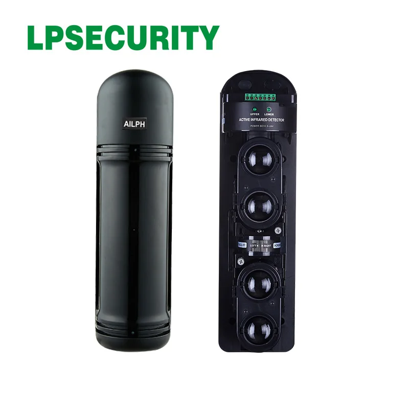 

Outdoor 4 Beams Perimeter Digital Home Security Alarm System Beam Sensor With AGC Technology
