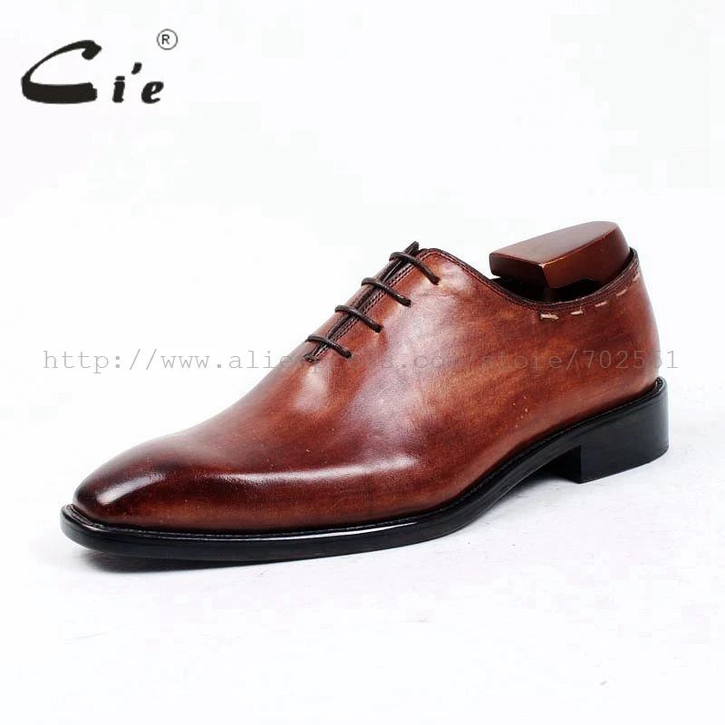 Мужские туфли оксфорды ручной работы на заказ из натуральной телячьей кожи с