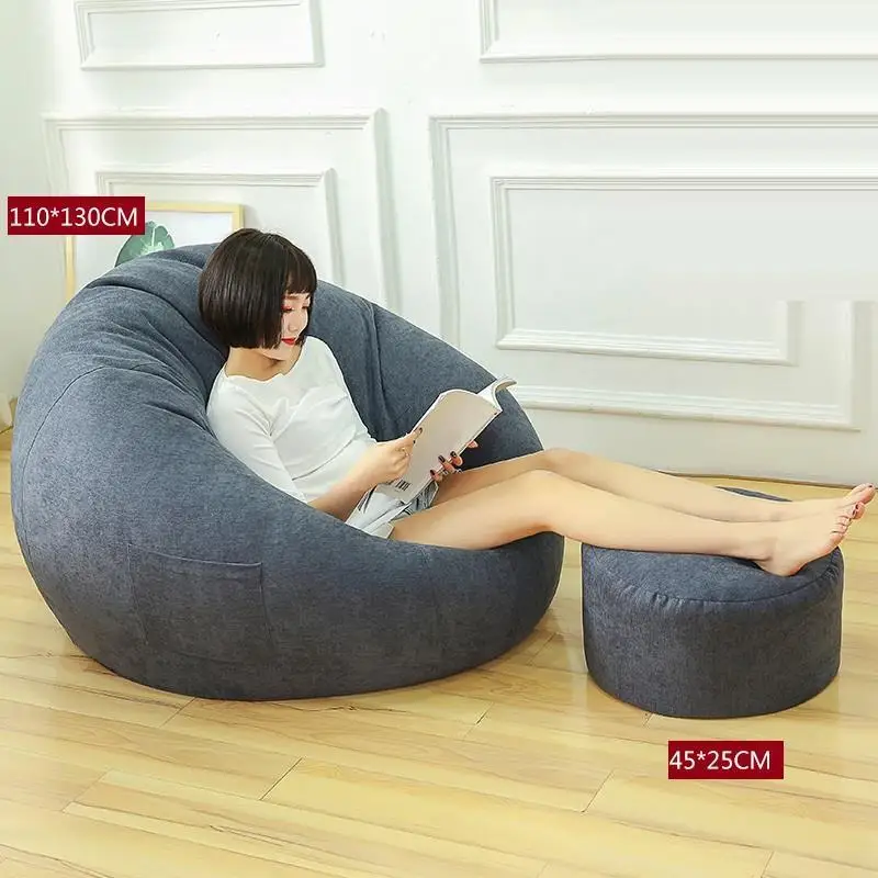 Copridivano односпальная кровать Tatami Boozled Pouf Ouro Sedie Puf Koltuk Poef Stoel Cadeira кресло Beanbag Puff Asiento диван Bean Bag - Цвет: Version N