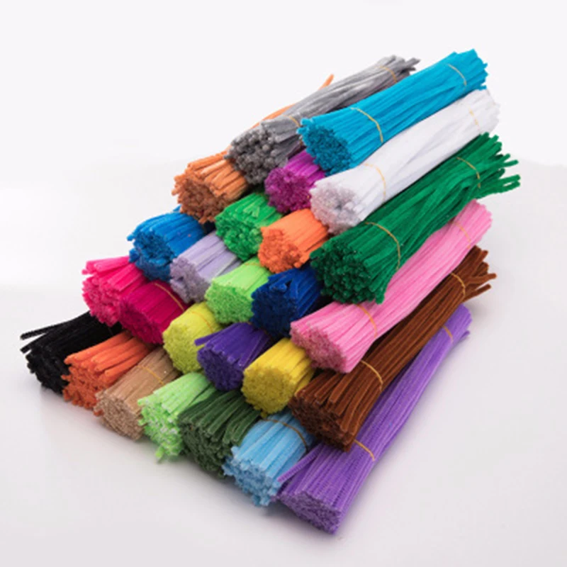 100 шт./лот 30 см Разноцветные детские плюшевые палочки материалы сделай сам