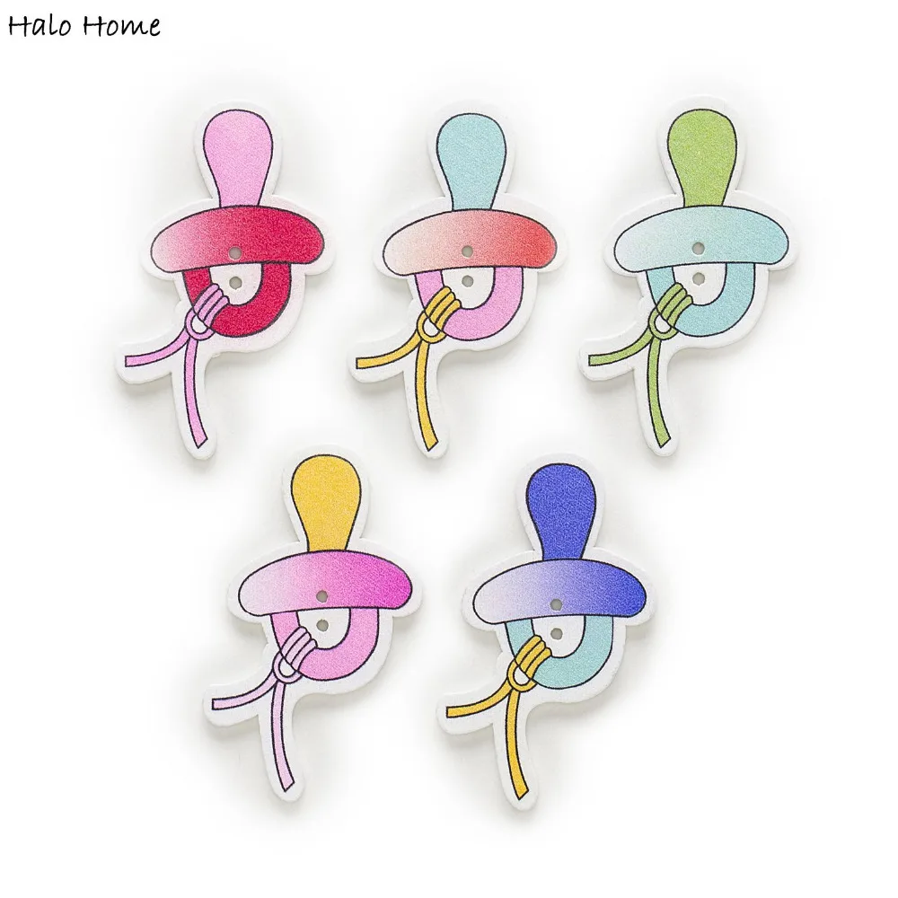 Смешанный 30 шт 2 отверстия ниппель деревянными пуговицами для декора дома швейная Скрапбукинг Костюмы 49x30mm