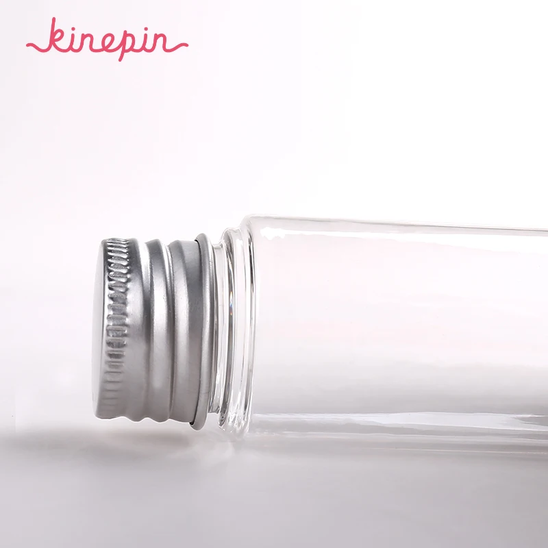 KINEPIN 2pcs 50ML Travel Cosmetic Bottles PETG Eco-friendly Empty Plastic Refillable Bottle Aluminium Screw Top Shampoo Containe | Красота и
