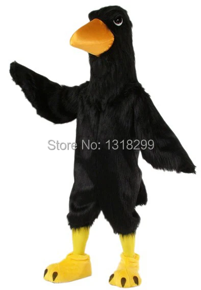 mascot Black Big Bird Raven costume fancy dress custom cosplay theme mascotte carnival | Тематическая одежда и униформа