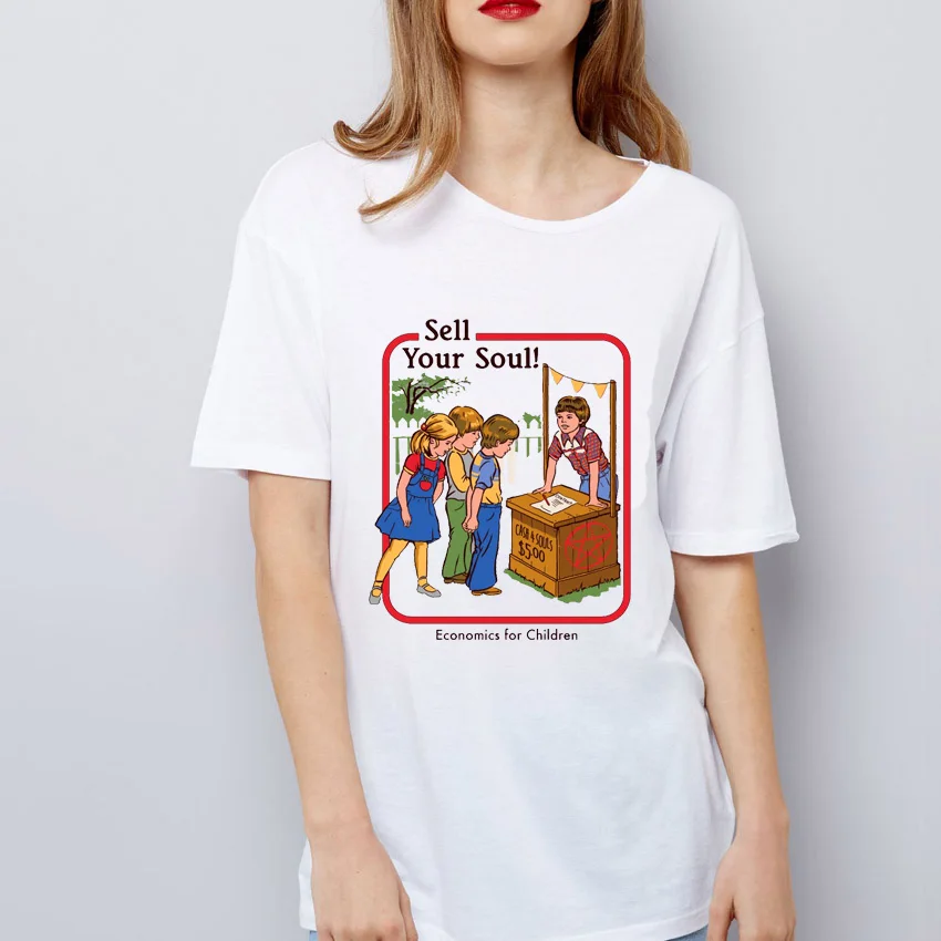 2019 летние узнать о тяжести печатных Для женщин футболка короткий рукав o-образным