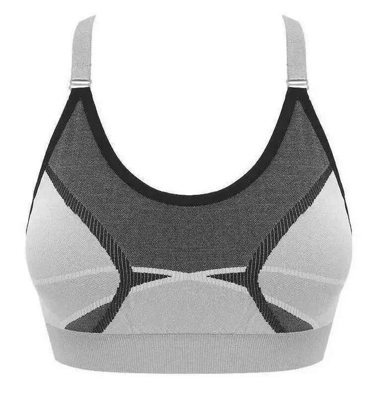 Women's Padded Bras Shock Absorption Seamless Vest Bralettes Movement Underwear Crop Tops Fitness Brassiere