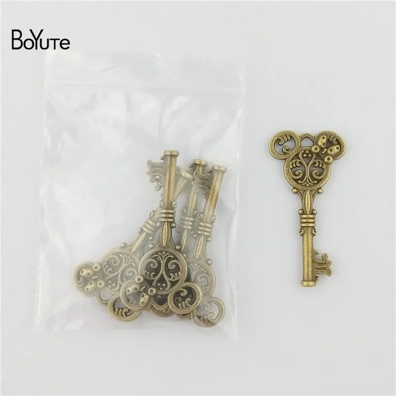 Minnie Key Bronze BoYuTe(30 шт./лот) 23*47 мм Для мужчин 24*47 мм Для женщин Винтаж Diy Jewelry аксессуары Запчасти Микки ключ кулон - Окраска металла: Minnie Key Bronze