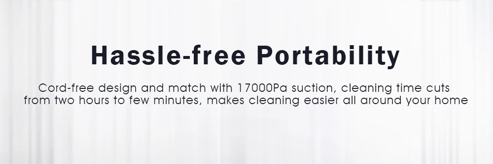 Dibea V008 Pro Портативный 2-в-1 беспроводной Легкий Портативный пылесос Беспроводной Сильный всасывания пыли коллектор аспиратор