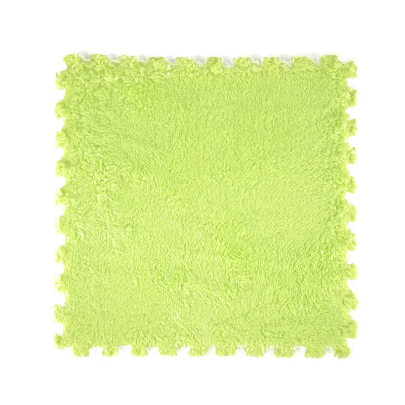13 color 30x30x1 см лохматый коврик-пазл «сделай сам» с длинными ворсинами для волос Коврик-пазл из пены EVA плюшевый теплый мягкий коврик для игр для детей - Цвет: 13 color