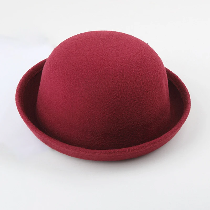 Женские шляпы Fedoras, Осень-зима, модная теплая шерстяная фетровая Ретро винтажная Кепка с животными, не деформированная Кепка Fedoras s для женщин