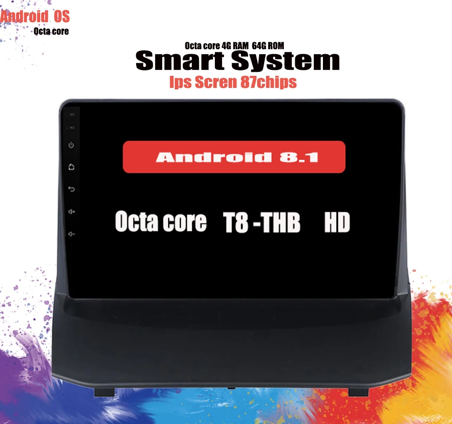 Octa Core 1280*720 Android 10 0 автомобильный DVD GPS навигатор плеер Deckless Car Stereo для Ford Fiesta 2009 2018