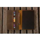 Портфель из потертой кожи для больших размеров moleskine classic notebookбольшой moleskine кожаный чехол