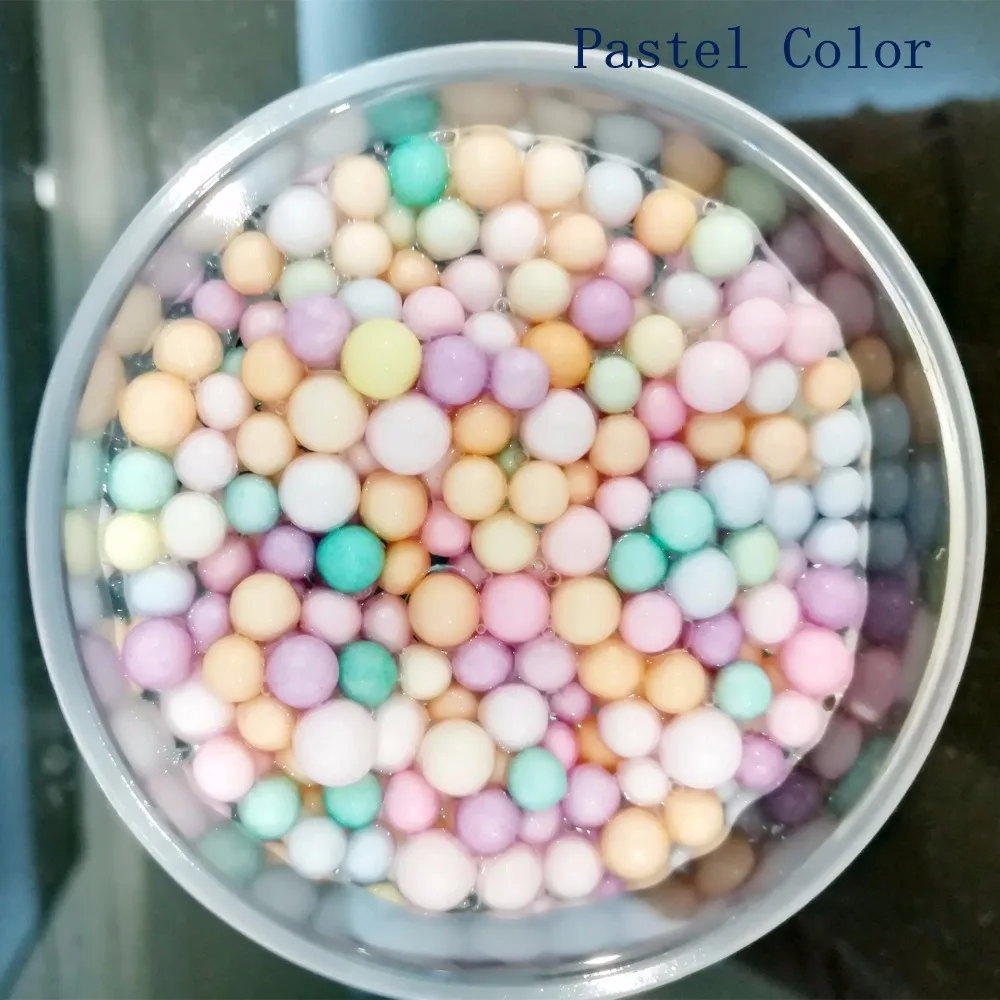 14 г/пакет Macarons светильник Цвета пастельные пенопластовые шарики Красочные пенопластовые шарики пенополистирола пенопластовые мини-шарики