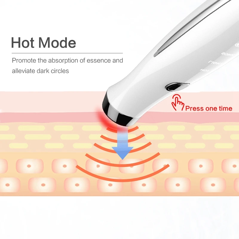 売る TOUCHBeauty アンチエイジング 40-度アンチエイジングアイエッセンスクリーム高周波振動マッサージ & 赤色光排除しわ TB-1662