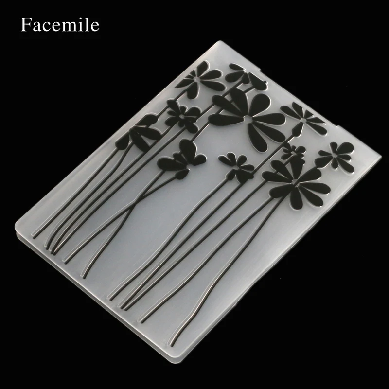 Facemile 1 шт. пластиковая папка для тиснения цветок животные сделай сам скрапбукинг