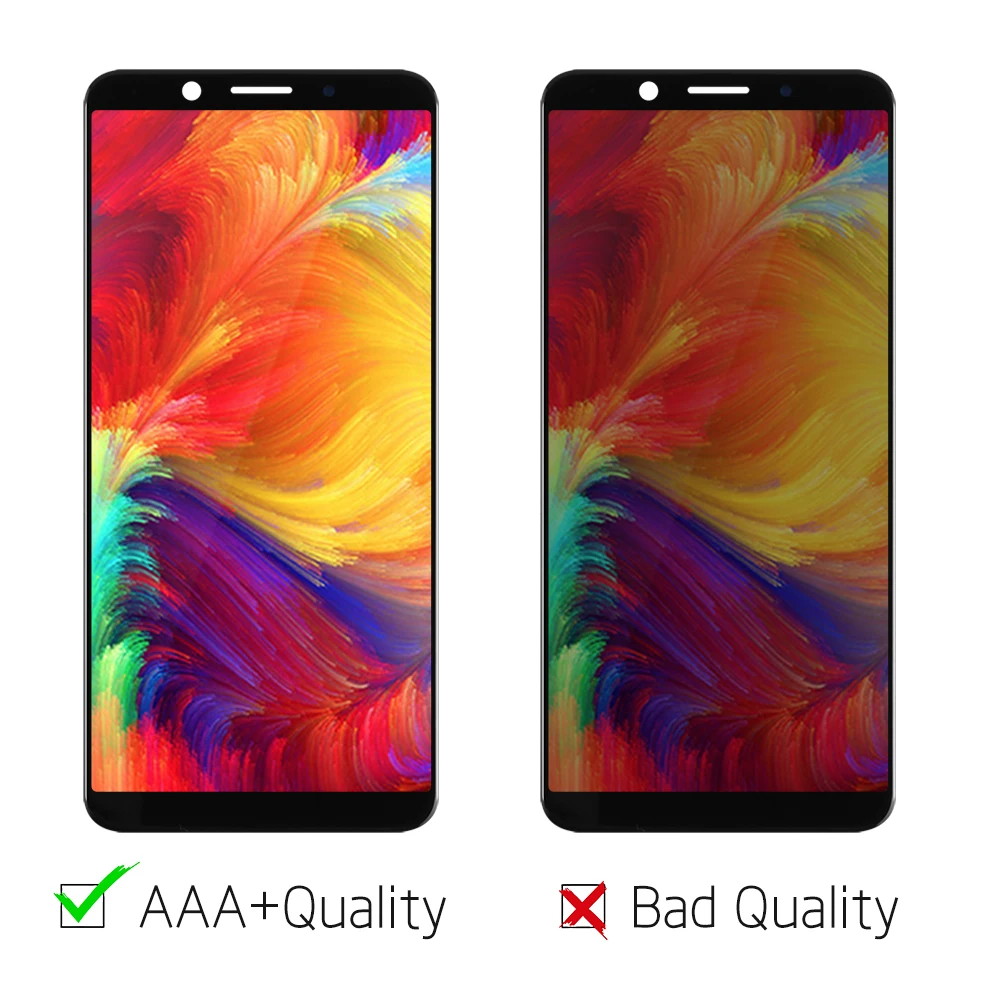 2017 Новый черный/белый 100% Высокое качество для Oppo F5 Полный ЖК-дисплей + сенсорный