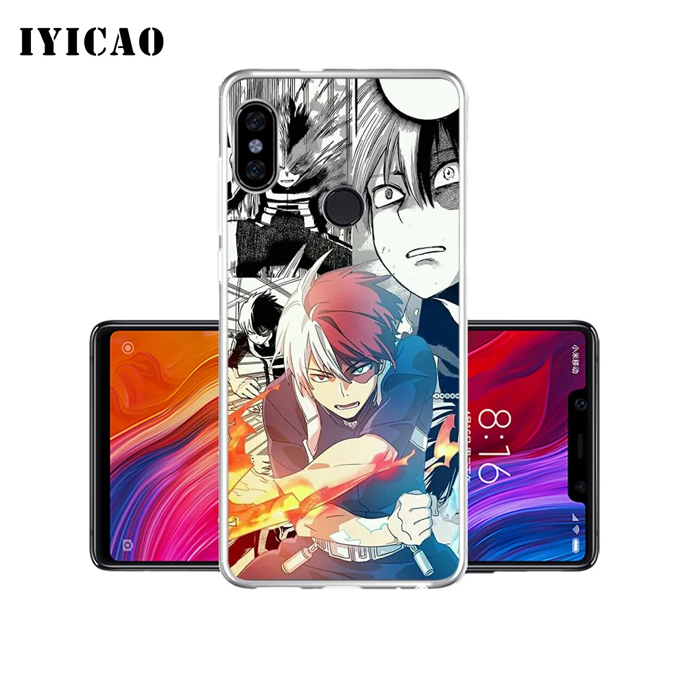 IYICAO аниме My Hero Academia Мягкий силиконовый чехол для телефона Xiaomi Redmi 4A 5A 6A Note 7 6 5 Pro Plus