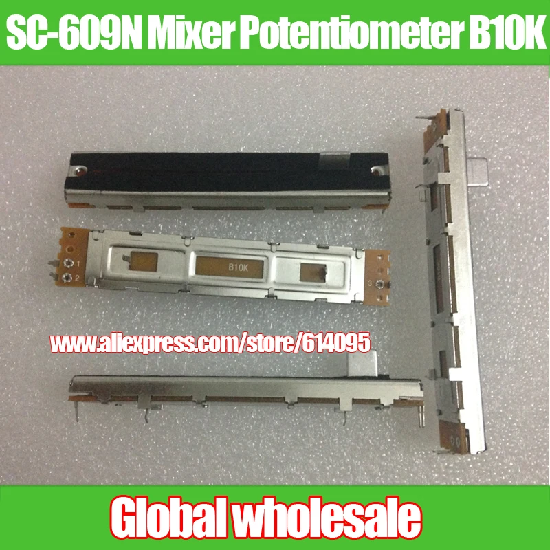 6 шт. планшетометр B10K/Fader длина одного хвостовика 15 Мбайт ход 60 мм|slide potentiometer b10k|slide