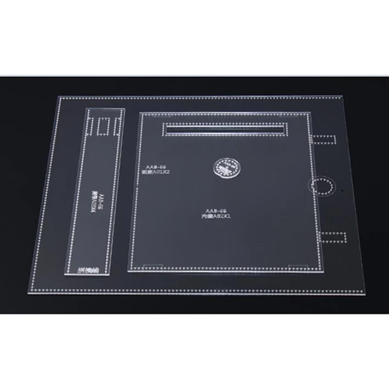 1 набор акриловых трафаретов шаблон для лазерной резки сделай сам кожа ручная