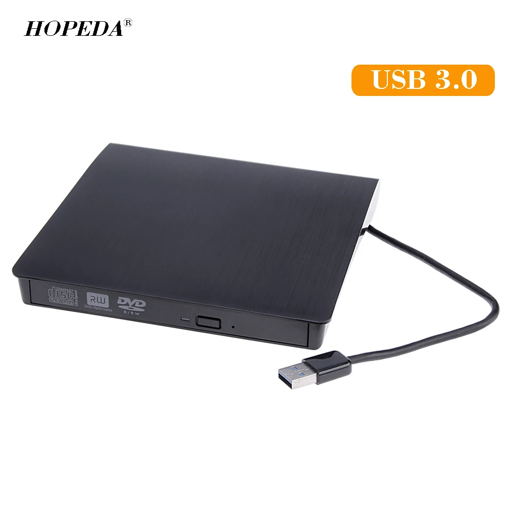 Новый универсальный матовый Внешний USB 3 0 DVD привод RW для ноутбука и настольного