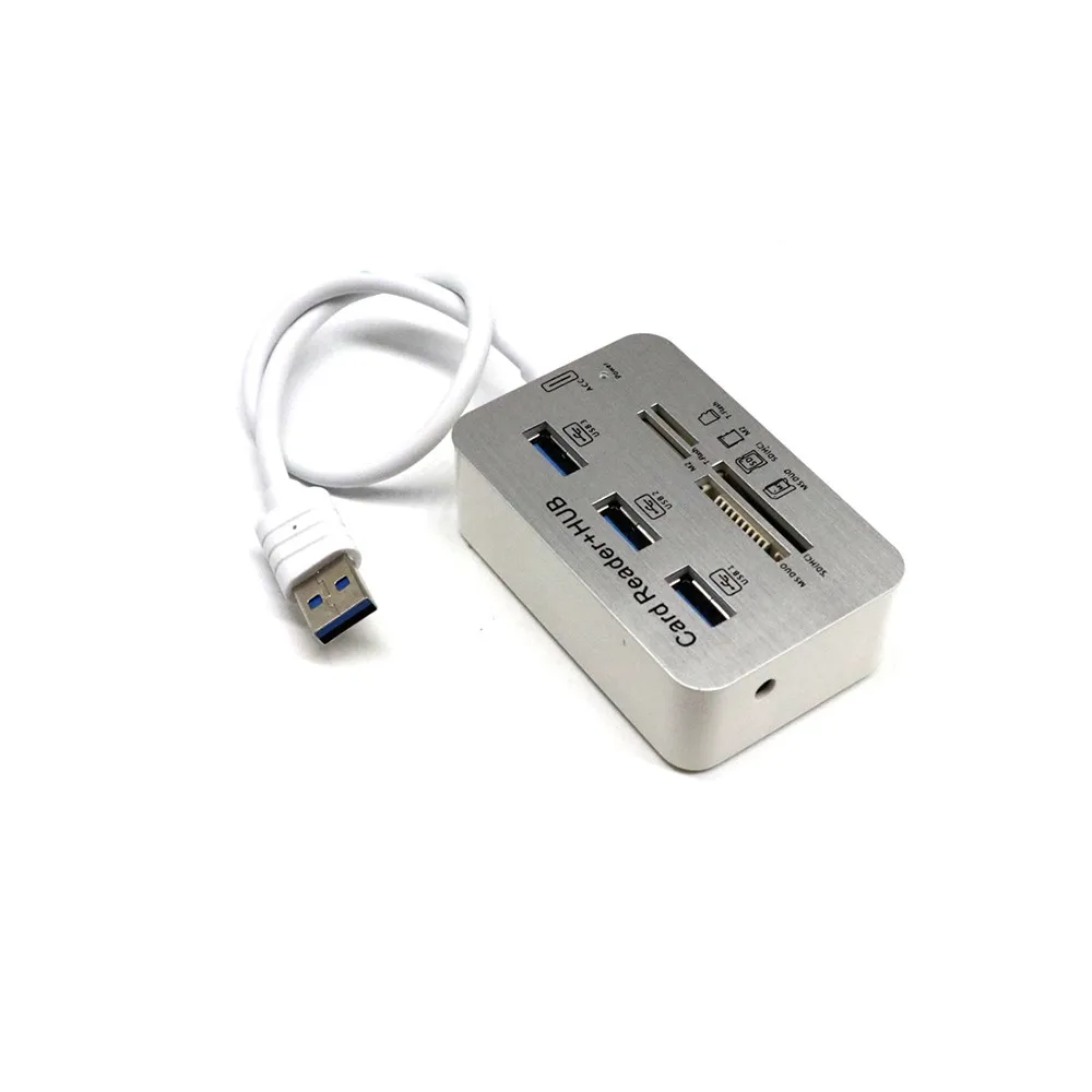Горячая Распродажа USB концентратор 3 0 Мульти разветвитель портовый считыватель