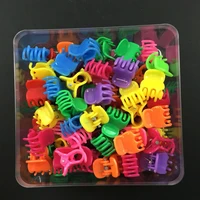 600pcs styling essentials girls claw hair clips mini mix color size 11mmminiature hair claws