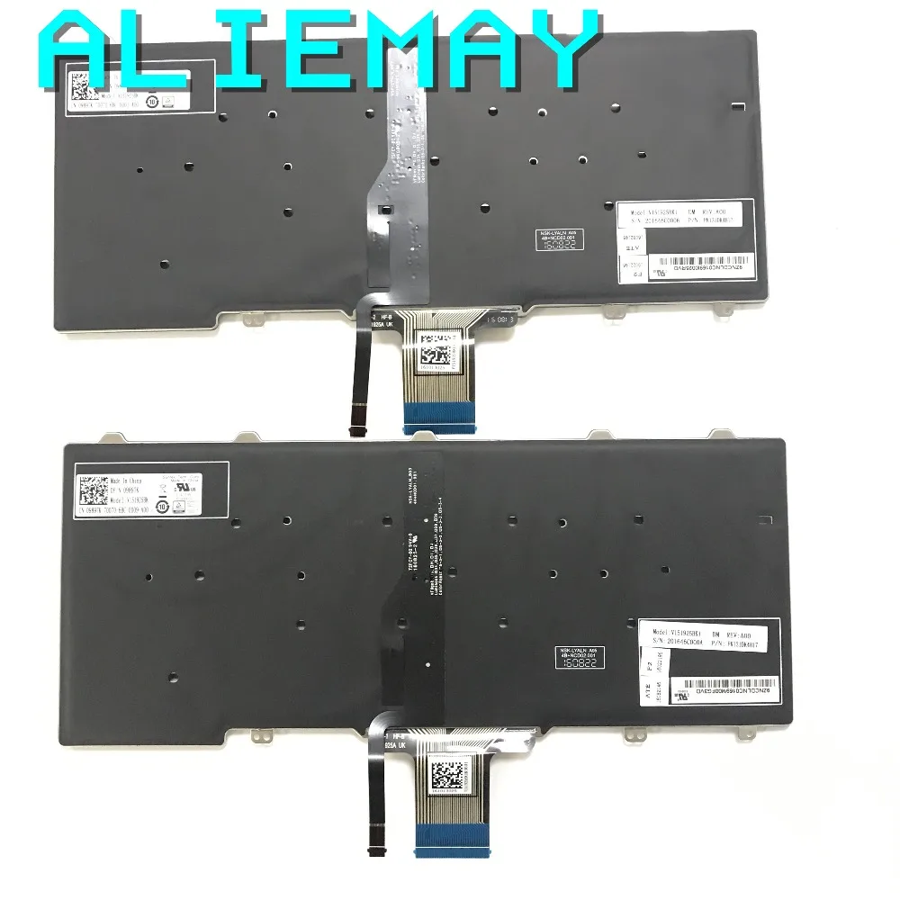 Датская клавиатура с подсветкой для ноутбука DELL laitude12 7250 5250 7270 5270 3160 3165 Клавиатура