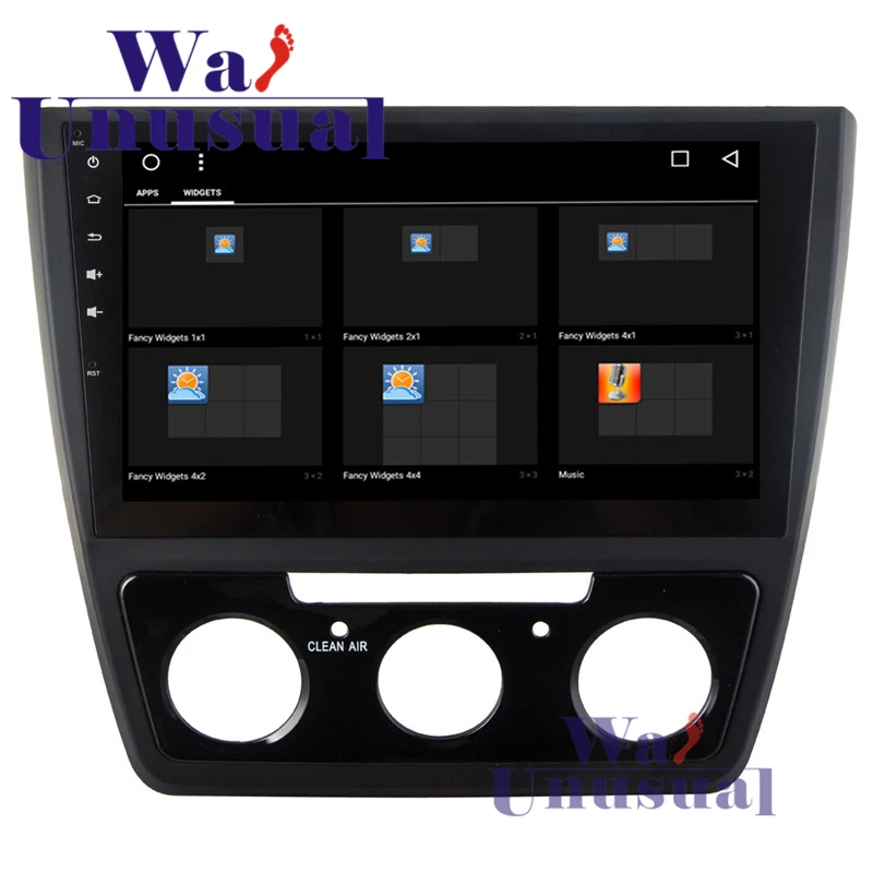 Wanобычно 10 1 дюймов Android 6 0 GPS навигация для Skoda Yeti 2016 радио плеер с BT WIFI 3G 1024*600 карта