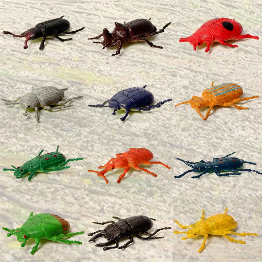 Модель Beetle модель моделирования для детей раннее Когнитивное обучение фигурка