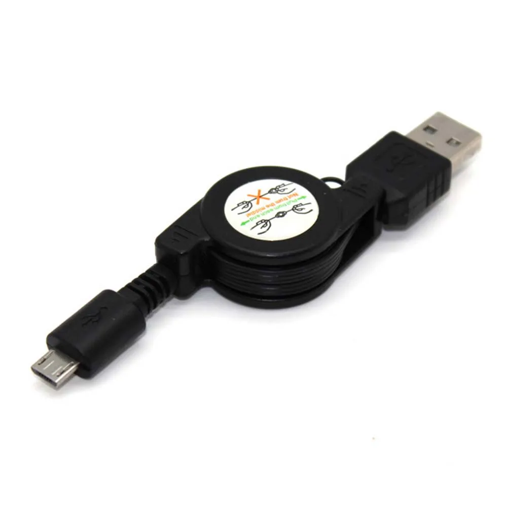 Кабель Micro USB 2 0 выдвижной шнур для синхронизации данных и зарядки всех телефонов