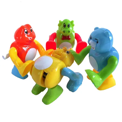 

New Hot 2PCS Lovely Children's Favorite GiftTumbling Somersault Animal Clockwork Toy