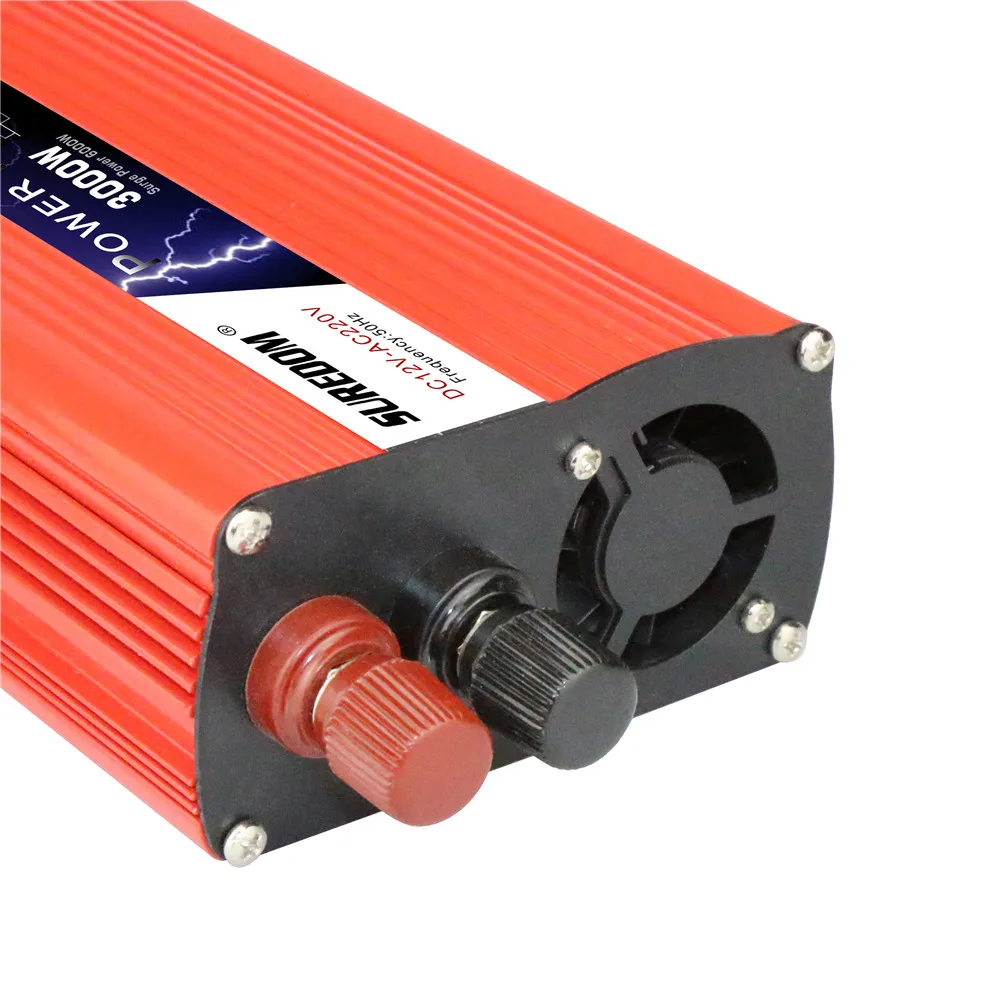 3000 W 12vdc к 220vdc автомобильный преобразователь питания с двойным usb-портом преобразователь солнечной энергии