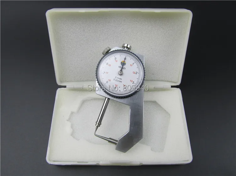 Толщиномер трубы 0 20 мм заостренный циферблат тестер измеритель толщины калибр 2