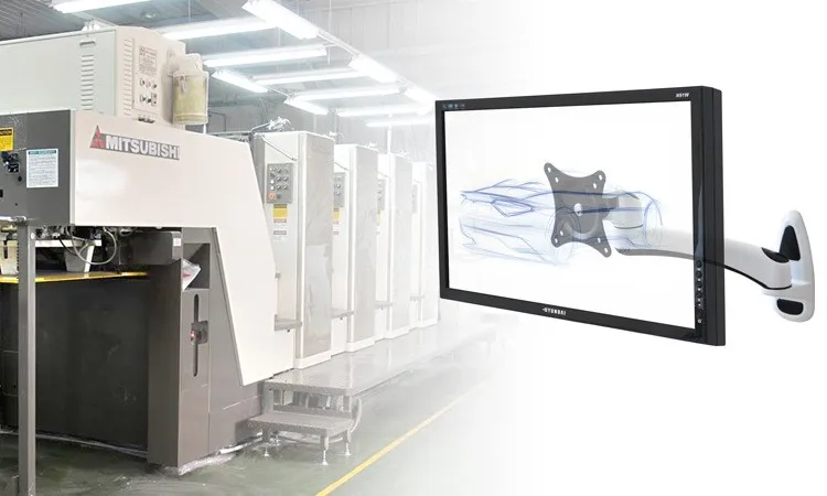 Вращающийся настенный держатель для ЖК светодиодный монитора 2020 дюйма