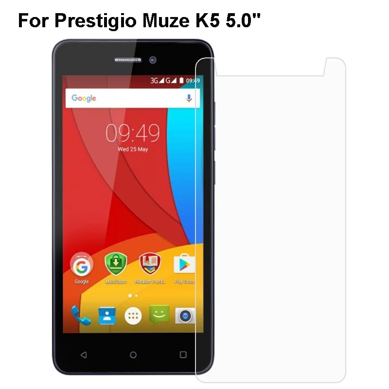 Закаленное стекло для Prestigio Grace P5 S7 P7 LTE Wize N3 2 шт. Защита экрана Muze A5 K5 X5 пленка