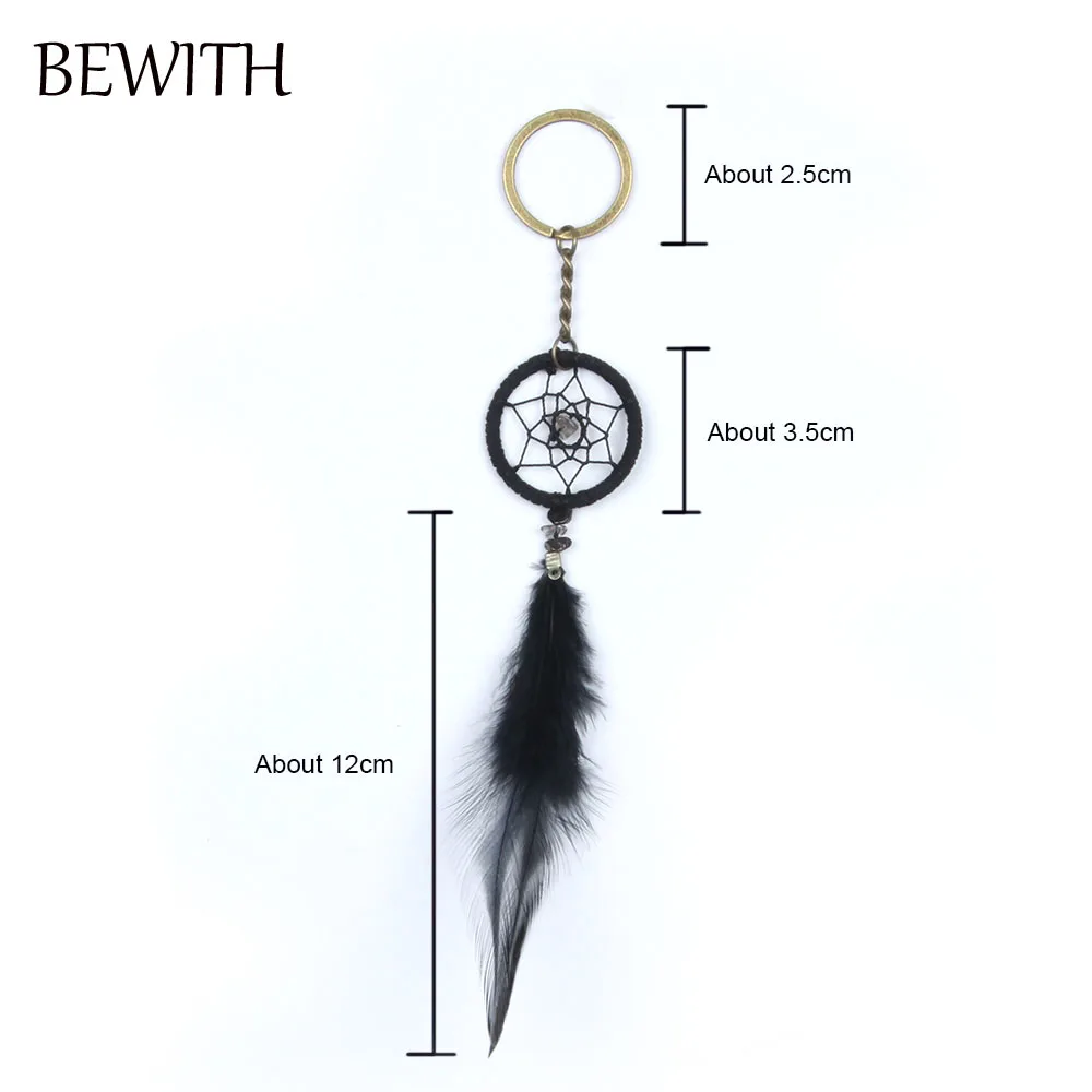 Винтажный мини черный кулон индийский Ловец снов ручной работы орнамент Dreamcatchers