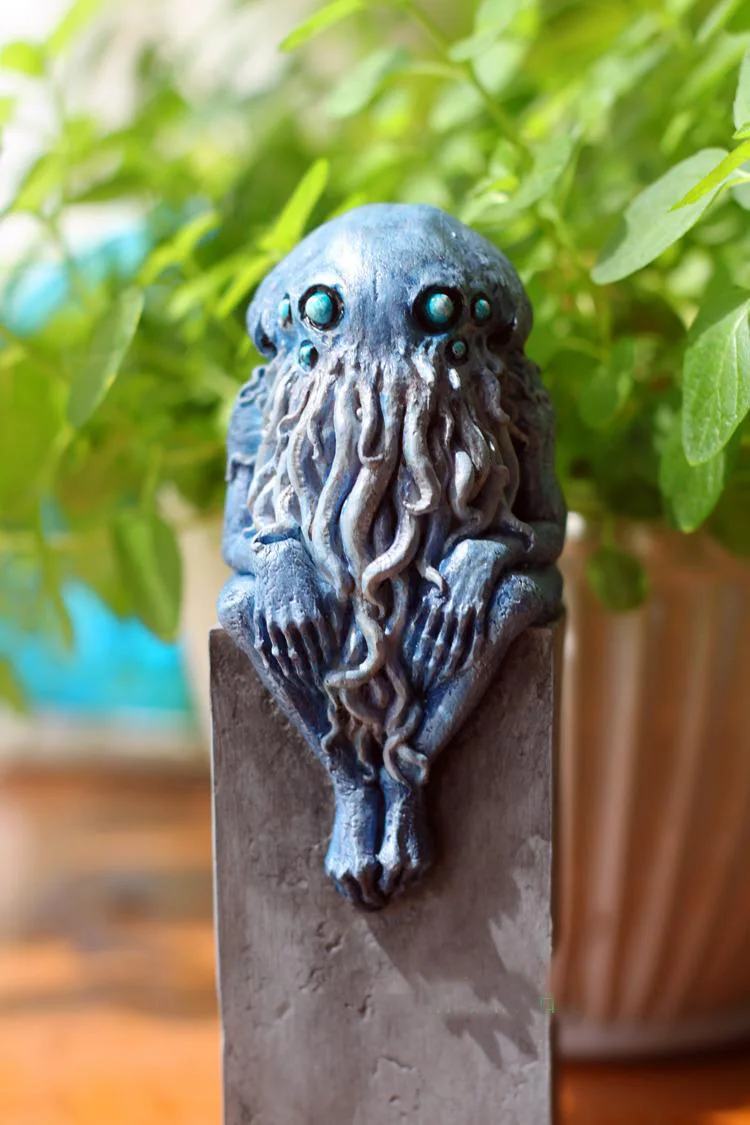 Горячая продажа миф Cthulhu Thinker гараж модельная фигурка из смолы комплект в наличии
