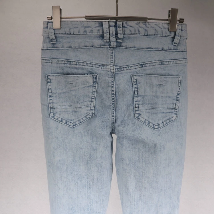 High waist spring women fashion slim water wash pencil style casual skinny jeans female 5 button vintage denim bottom pants | Женская