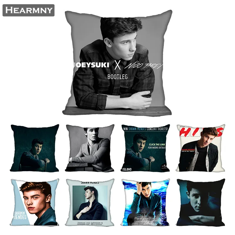 

Чехол для подушки Shawn Mendes для дома декоративный чехол на подушки Невидимый чехол на молнии s 40X40,45X45cm
