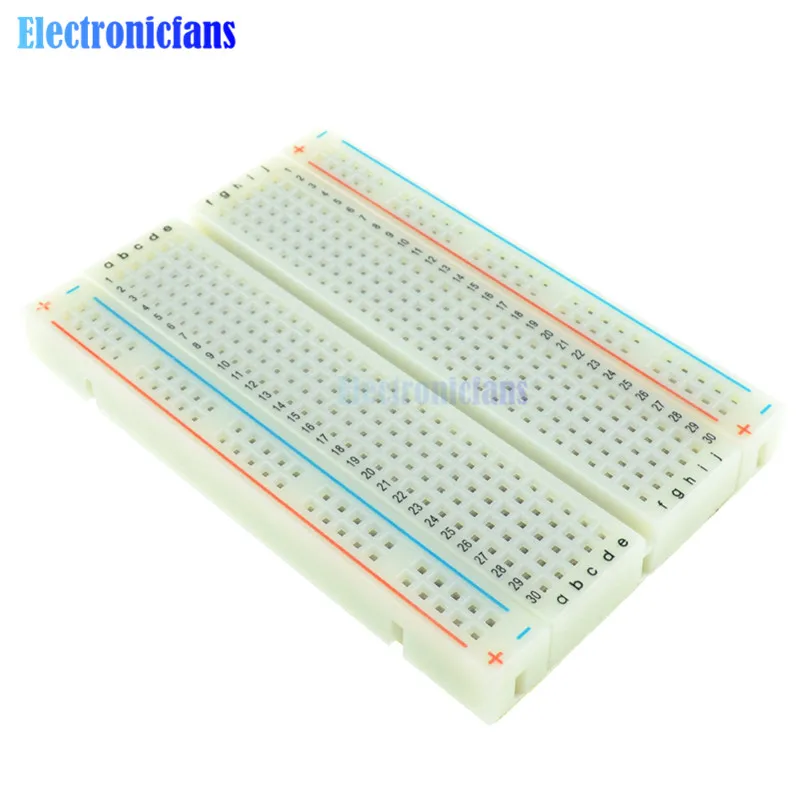2 шт. 400 точек крепления отверстия универсальная макетная плата PCB без пайки