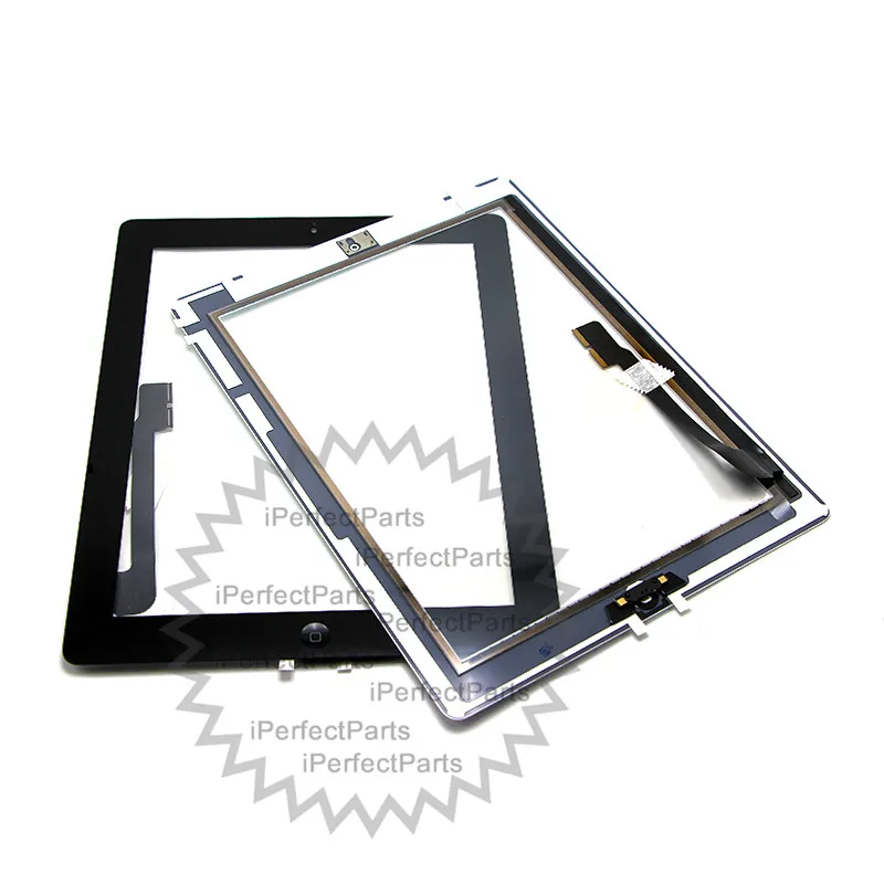 Tablet Touch Screen For ipad3 A1416 A1430 A1403 Glass Panel Professional Repair Kit iPad 3 Touchscreen + Home Button Assembl | Мобильные