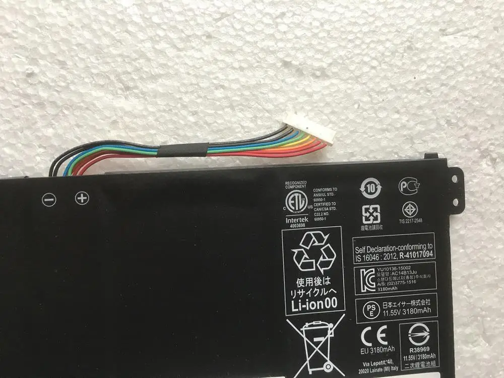Аккумулятор для ноутбука SupStone OEM AC14B18J AC14B13J Acer Aspire женская N15Q3 N15W4|Аккумуляторы