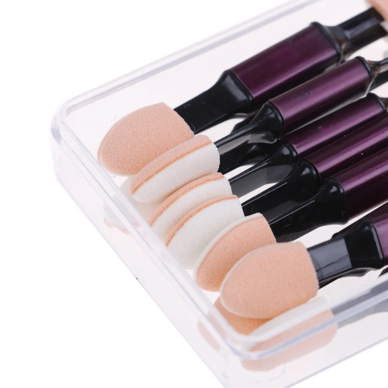 10 шт./упак. двухголовая губка случайного цвета тени для век подводка глаз