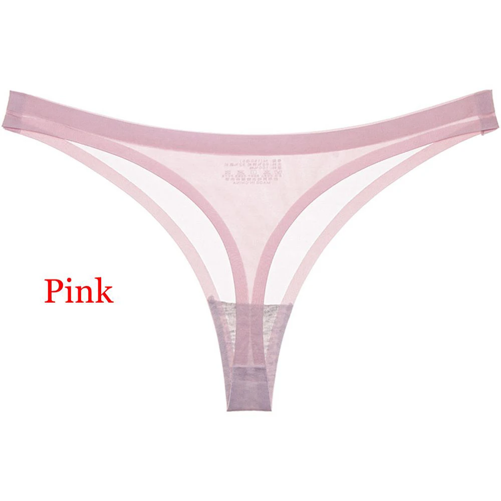Style2-pink Горячее предложение, женское нижнее белье, сексуальные хлопковые трусики для женщин, стринги, одноцветные бесшовные стринги, трусики, нижнее белье - Цвет: Style2-pink