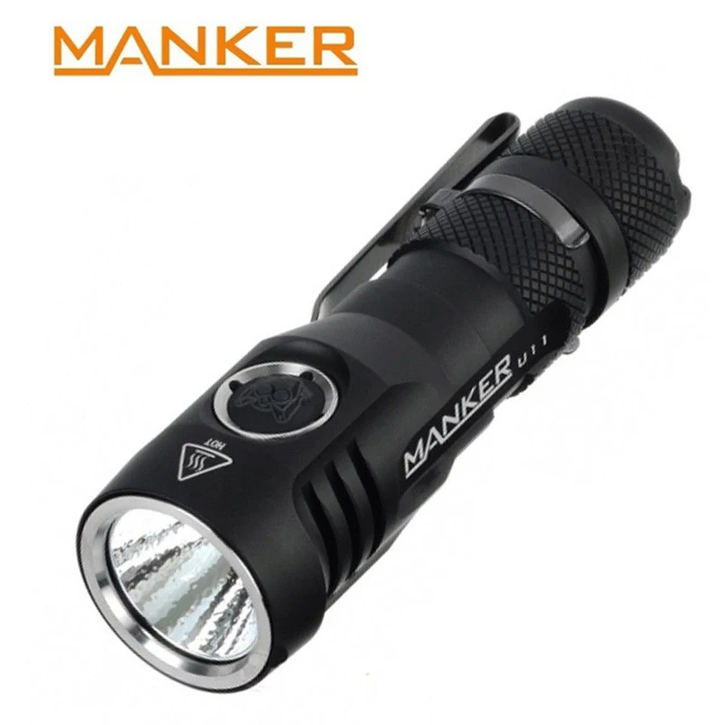 Manker U11 1050 люменов Cree XPL светодиодный 18650 светильник-вспышка Micro usb зарядный фонарь USB Перезаряжаемый светильник-вспышка s светильник-вспышка 18650