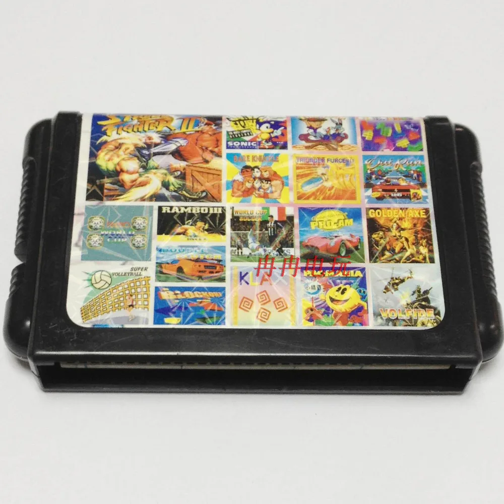 Sega MD 18 в 1 игровая карта 16 бит sega игровой картридж система Megadrive Genesis 6403 Бесплатная